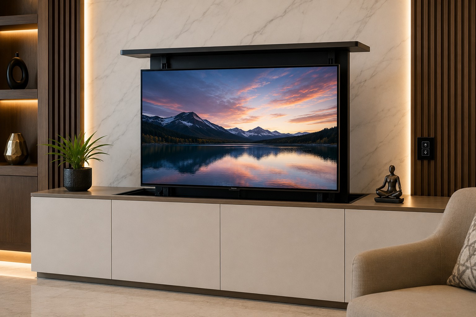 automatic TV lift